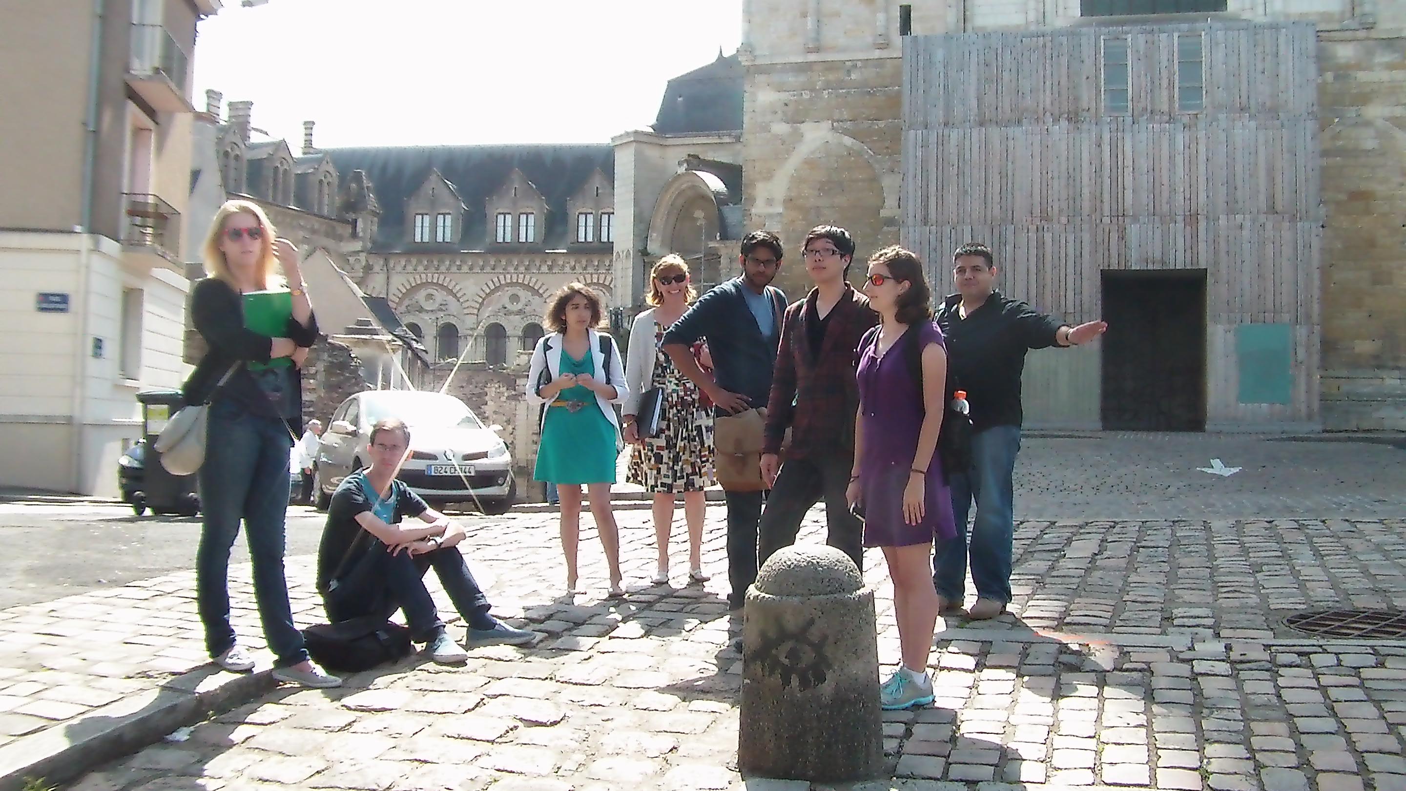 Galerie David D, Angers Courtyard